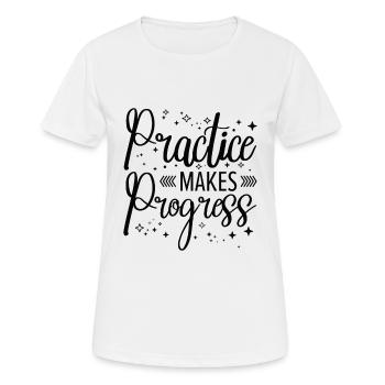 Student Education Studying Progress Study Time - Women's Breathable T-Shirt - white - Front - AI Model Female 172 dark (172cm)