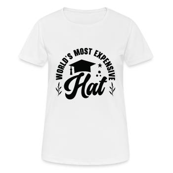 Cérémonie de remise des diplômes pour les étudiants diplômés - T-shirt respirant Femme - blanc - Devant - AI Model Female 172 dark (172cm)
