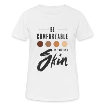 Encouraging Positivity Inspirational Motivator - Women's Breathable T-Shirt - white - Front - AI Model Female 172 dark (172cm)