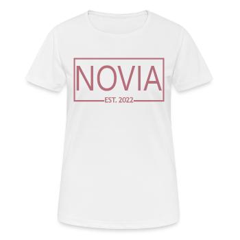 2022 Verlobung Brautdusche Hochzeit - Frauen T-Shirt atmungsaktiv - Weiß - Vorne - AI Model Female 172 dark (172cm)