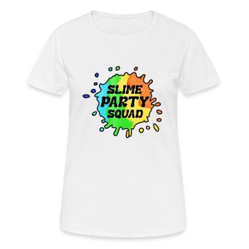 Slime Rainbow Magic Drop Splash - T-shirt respirant Femme - blanc - Devant - AI Model Female 172 dark (172cm)