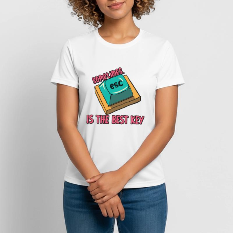 Software Engineer Computer Key Programming Women's Breathable T-Shirt