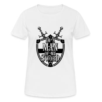 Renaissance Festival Ren Fair Faire Medieval Man - Frauen T-Shirt atmungsaktiv - Weiß - Vorne - AI Model Female 172 dark (172cm)