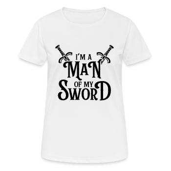 Renaissance Festival Ren Fair Faire Medieval Man - Frauen T-Shirt atmungsaktiv - Weiß - Vorne - AI Model Female 172 dark (172cm)