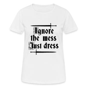 Renaissance-Festival Ren Fair Jahrmarkt - Frauen T-Shirt atmungsaktiv - Weiß - Vorne - AI Model Female 172 dark (172cm)