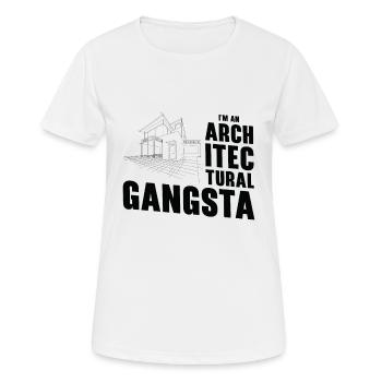 Architektonischer Beruf Gangsta Historische - Frauen T-Shirt atmungsaktiv - Weiß - Vorne - AI Model Female 172 dark (172cm)