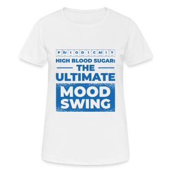 Diabetic Pancreas Diabetes Awareness - Women's Breathable T-Shirt - white - Front - AI Model Female 172 dark (172cm)