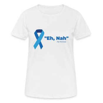 Diabetic Pancreas Diabetes Awareness - Women's Breathable T-Shirt - white - Front - AI Model Female 172 dark (172cm)