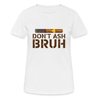 Fumeurs de cigares Fumeurs de cigares - T-shirt respirant Femme - blanc - Devant - AI Model Female 172 dark (172cm)