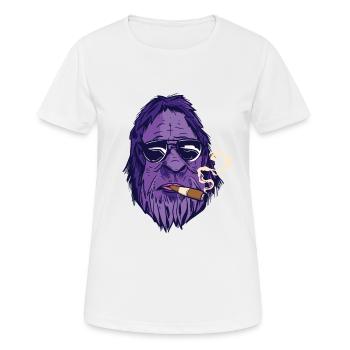 Fumeurs de cigares Fumeurs de cigares - T-shirt respirant Femme - blanc - Devant - AI Model Female 172 dark (172cm)