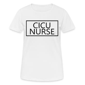 2023 Fier cadeau infirmier Hommes et femmes - T-shirt respirant Femme - blanc - Devant - AI Model Female 172 dark (172cm)
