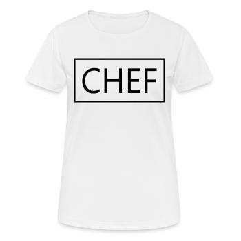 Chef Proud Graduated Chef Culinary Art Student - Women's Breathable T-Shirt - white - Front - AI Model Female 172 dark (172cm)