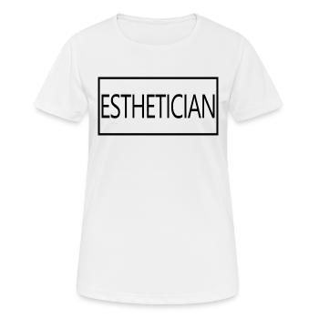 Kosmetikerin Stolzes Geschenk der Kosmetikerin - Frauen T-Shirt atmungsaktiv - Weiß - Vorne - AI Model Female 172 dark (172cm)
