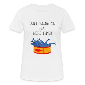 Surströmming Scandinavie Suède Viking - T-shirt respirant Femme - blanc - Devant - AI Model Female 172 dark (172cm)