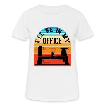 Tourneurs Drechselbank Drechsel - T-shirt respirant Femme - blanc - Devant - AI Model Female 172 dark (172cm)