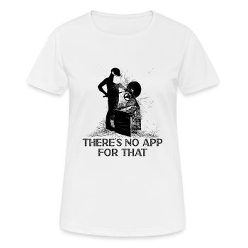 Tourneurs Drechselbank Drechsel - T-shirt respirant Femme - blanc - Devant - AI Model Female 172 dark (172cm)
