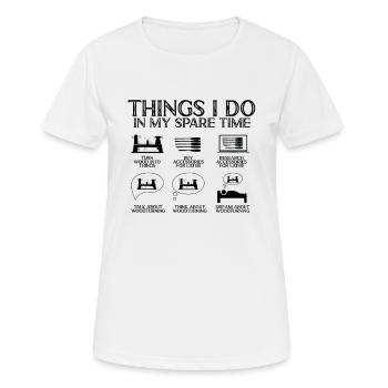 Tourneurs Drechselbank Drechsel - T-shirt respirant Femme - blanc - Devant - AI Model Female 172 dark (172cm)