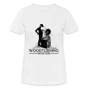 Tourneurs Drechselbank Drechsel - T-shirt respirant Femme - blanc - Devant - AI Model Female 172 dark (172cm)