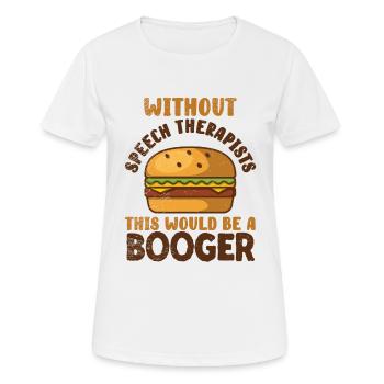 Speech Pathologist Words Speech Language Pathology - Women's Breathable T-Shirt - white - Front - AI Model Female 172 dark (172cm)