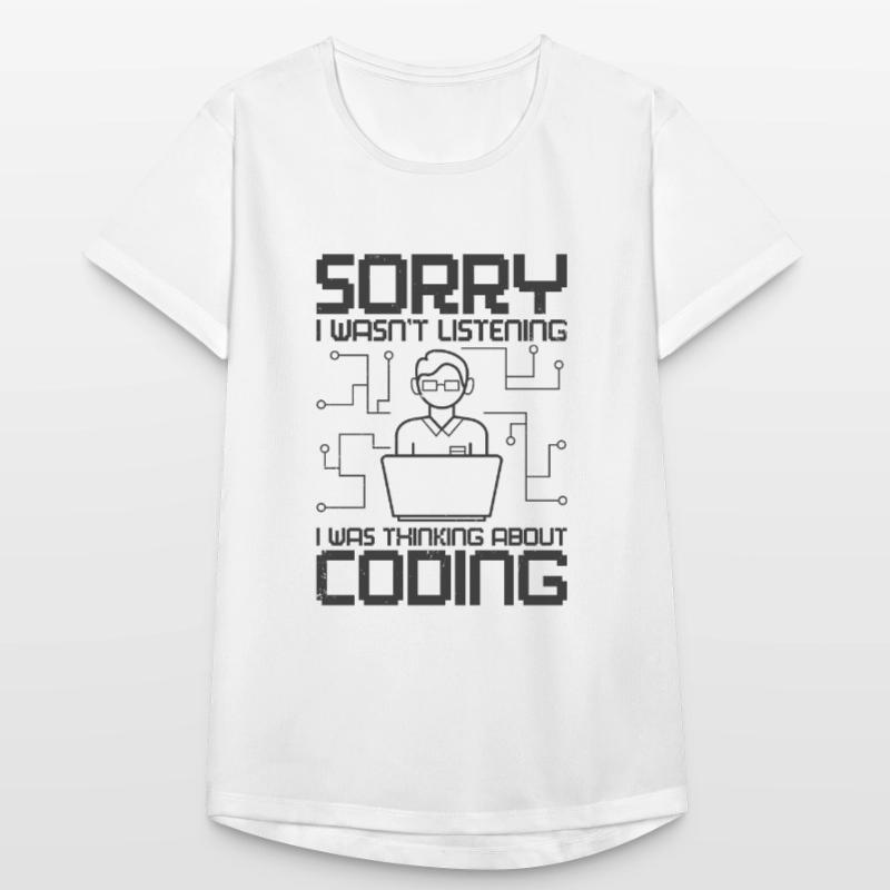 Programmeurs logiciels Web Coder Coding développeur T-shirt respirant Femme