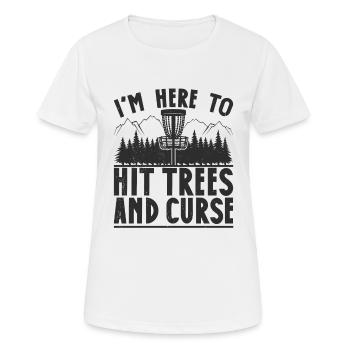 Disc Golf Discs Golfeur Frisbee Frolf Disc Golf - T-shirt respirant Femme - blanc - Devant - AI Model Female 172 dark (172cm)