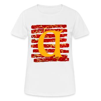 strips e 232 a - Women's Breathable T-Shirt - white - Front - AI Model Female 172 dark (172cm)