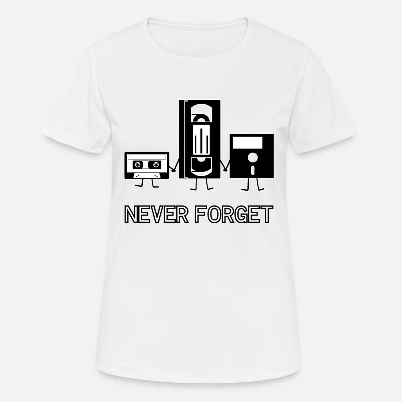 Never forget - Women's Breathable T-Shirt - white