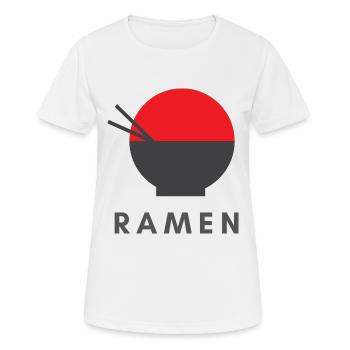 Ramen - Women's Breathable T-Shirt - white - Front - AI Model Female 172 dark (172cm)