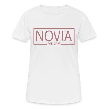 2023 Verlobung Brautdusche Hochzeit - Frauen T-Shirt atmungsaktiv - Weiß - Vorne - AI Model Female 172 dark (172cm)