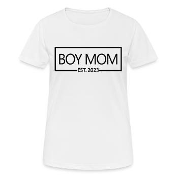 2023 Baby Shower Schwangerschaft Enthüllung - Frauen T-Shirt atmungsaktiv - Weiß - Vorne - AI Model Female 172 dark (172cm)