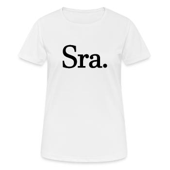 Sra. Engagement Bride To Be Wedding Bridal Shower - Women's Breathable T-Shirt - white - Front - AI Model Female 172 dark (172cm)