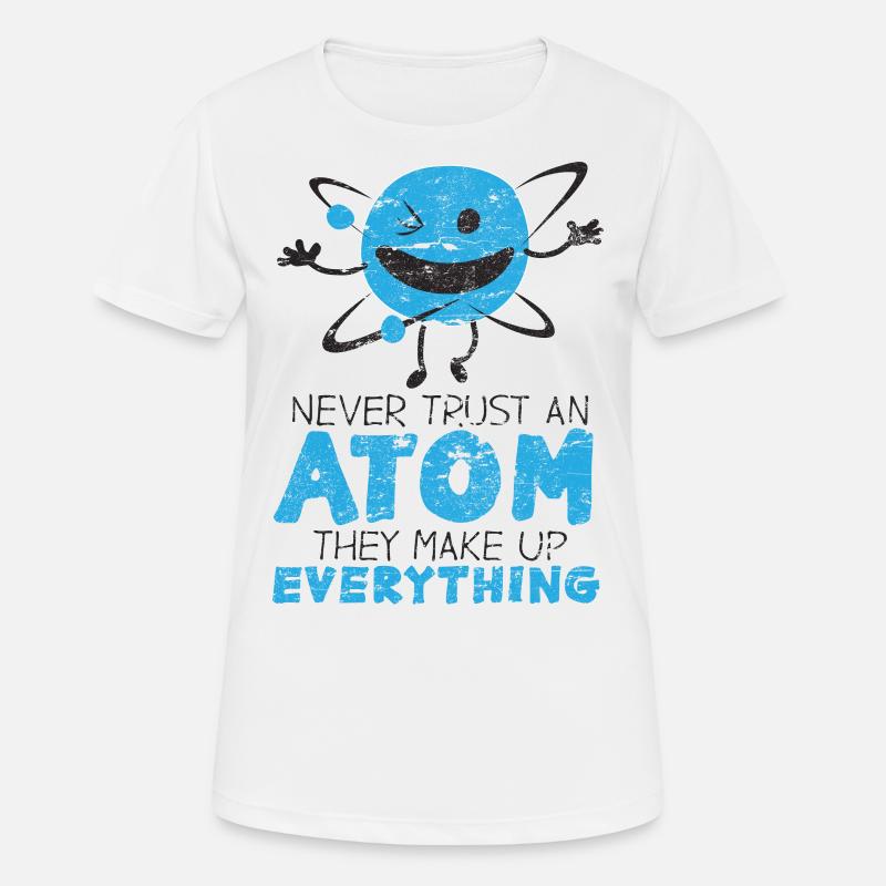 atom - Women's Breathable T-Shirt - white