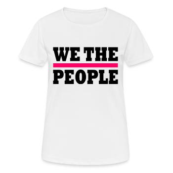 we the people - T-shirt respirant Femme - blanc - Devant - AI Model Female 172 dark (172cm)