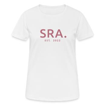 2022 Mariage avec douche nuptiale 2022 - T-shirt respirant Femme - blanc - Devant - AI Model Female 172 dark (172cm)