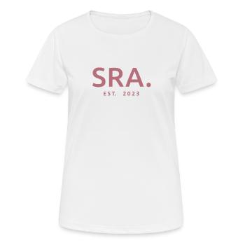 2023 Douche nuptiale de mariage de mariage 2023 - T-shirt respirant Femme - blanc - Devant - AI Model Female 172 dark (172cm)