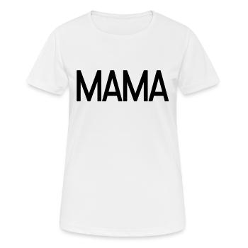 MAMAN - T-shirt respirant Femme - blanc - Devant - AI Model Female 172 dark (172cm)