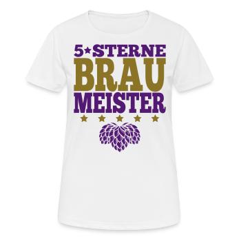 Braumeister Hopfen Brauer Brauerei Farben änderbar - Frauen T-Shirt atmungsaktiv - Weiß - Vorne - AI Model Female 172 dark (172cm)