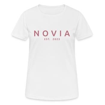 2023 Verlobung Brautdusche Hochzeit - Frauen T-Shirt atmungsaktiv - Weiß - Vorne - AI Model Female 172 dark (172cm)