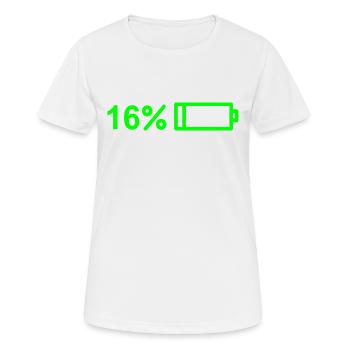 Enfin 16 ! Joyeux 16 ans! Doux 16! - T-shirt respirant Femme - blanc - Devant - AI Model Female 172 dark (172cm)