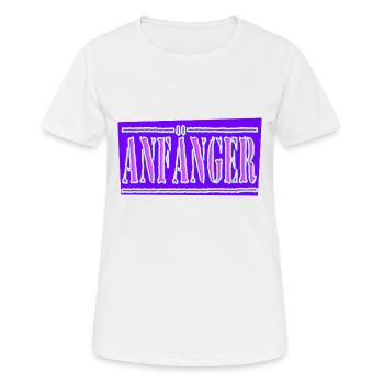 anfänger dunkel - Frauen T-Shirt atmungsaktiv - Weiß - Vorne - AI Model Female 172 dark (172cm)