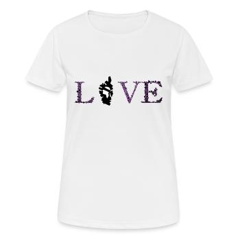 Korsika - Frauen T-Shirt atmungsaktiv - Weiß - Vorne - AI Model Female 172 dark (172cm)