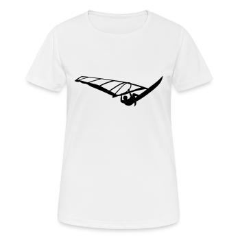 Windsurf - T-shirt respirant Femme - blanc - Devant - AI Model Female 172 dark (172cm)