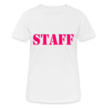 PERSONNEL - T-shirt respirant Femme - blanc - Devant - AI Model Female 172 dark (172cm)