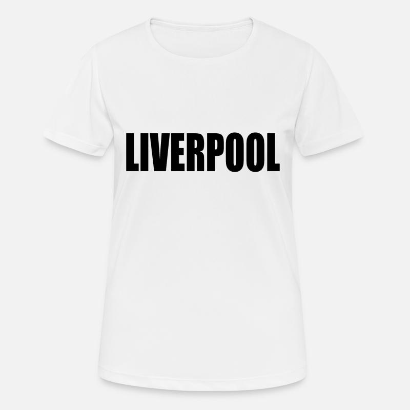 LIVERPOOL - Women's Breathable T-Shirt - white