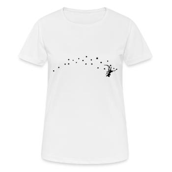 elfe - Frauen T-Shirt atmungsaktiv - Weiß - Vorne - AI Model Female 172 dark (172cm)