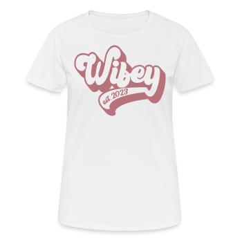 2023 Verlobung Brautdusche Hochzeit - Frauen T-Shirt atmungsaktiv - Weiß - Vorne - AI Model Female 172 dark (172cm)