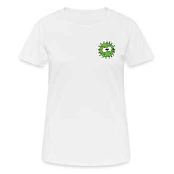 Corona - T-shirt respirant Femme - blanc - Devant - AI Model Female 172 dark (172cm)