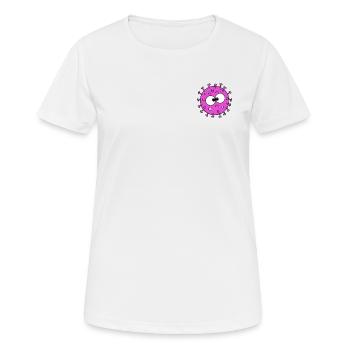 Corona - T-shirt respirant Femme - blanc - Devant - AI Model Female 172 dark (172cm)
