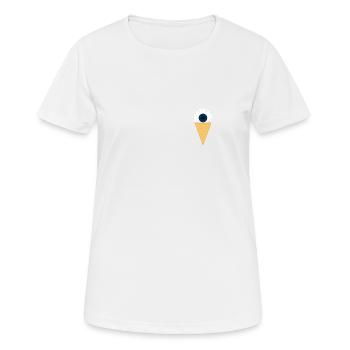 Eye Ice Cream 1 - Women's Breathable T-Shirt - white - Front - AI Model Female 172 dark (172cm)