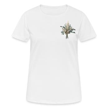 Flower bouquet - Women's Breathable T-Shirt - white - Front - AI Model Female 172 dark (172cm)